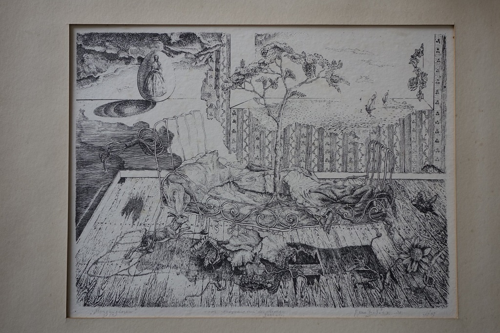Gerrit van 't Net, Litho "Morgengloren" 1935, no. 3a. kopen? Bied vanaf 25!