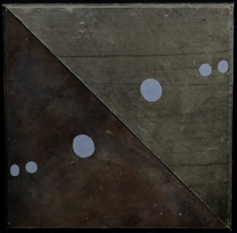 Charl van Ark: Olieverf op handgekleurd textiel, Z.T. kopen? Bied vanaf 1!