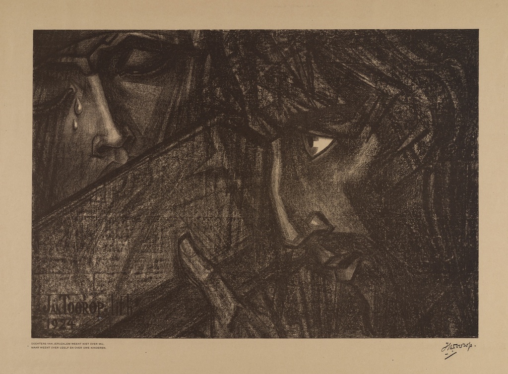 Bijzondere en zeldzame litho / steendruk Jan Toorop (1924) kopen? Bied vanaf 1!