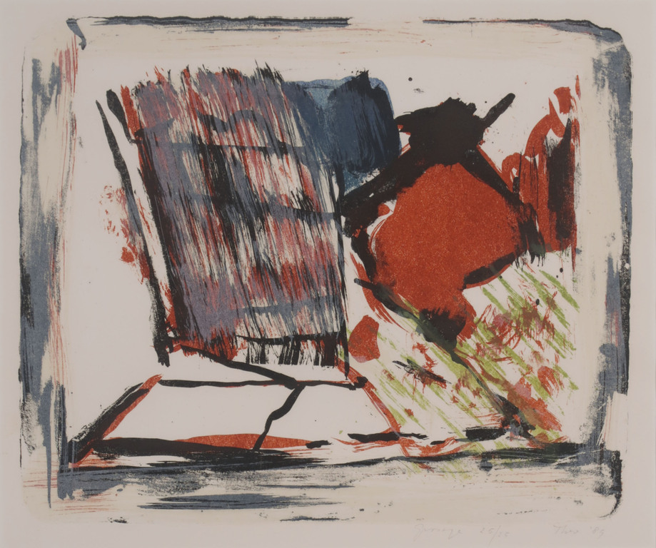 Theo Elfrink: Litho, Grosage - Ingelijst kopen? Bied vanaf 1!