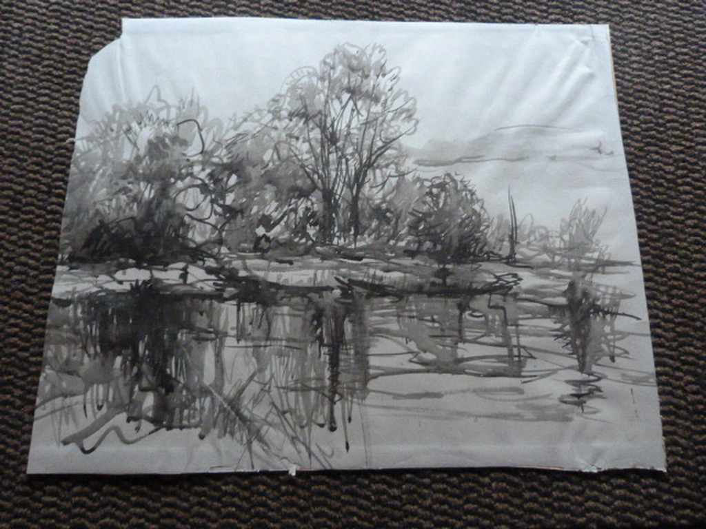 Jobst Heinrich Frese ( 1914 - 1986 ) - 3 x  tekening/aquarel kopen? Bied vanaf 1!