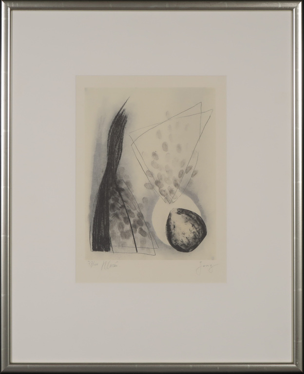 Onbekend gesigneerd: Offset, Zonder titel - Ingelijst kopen? Bied vanaf 1!