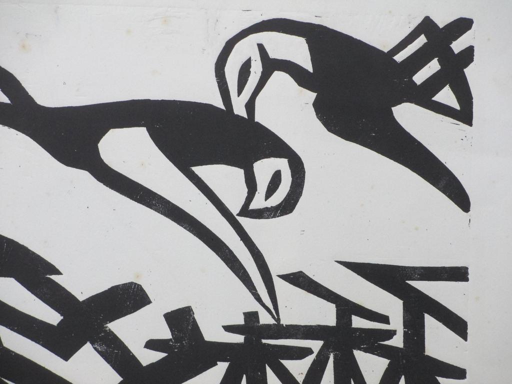 Herman Stammeshaus, Vogels, Houtsnede kopen? Bied vanaf 40!