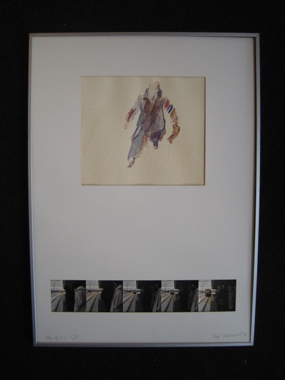 Geëngageerde Kunst Foto/Aquarel "Alles op zijn tijd" AlexLichtveld Amsterdam1971 kopen? Bied vanaf 1!