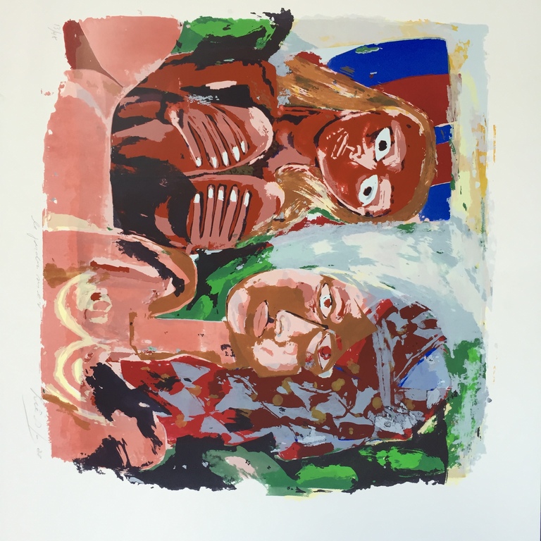 John Lie A Fo   1 originele zeefdruk / Litho gesigneerd 1988 kopen? Bied vanaf 1!