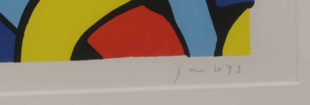 Jan Snoeck: Zeefdruk, De Verenigde Naties - Ingelijst kopen? Bied vanaf 40!