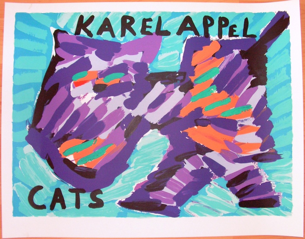 Karel Appel - lithografie  - Cats kopen? Bied vanaf 65!