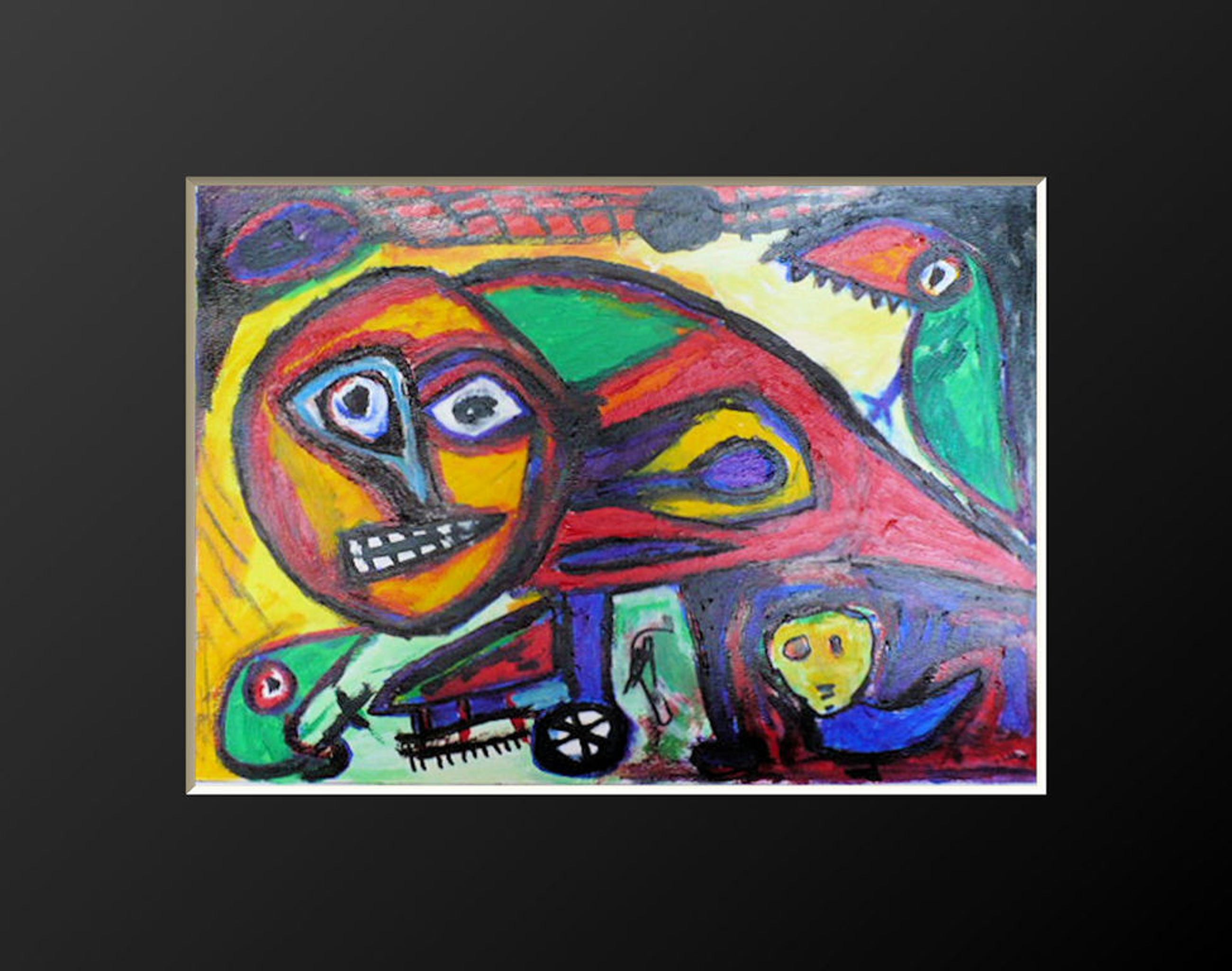 Verbasing William Remory - verbazing- acryl op papier-gesigneerd Verkocht ...