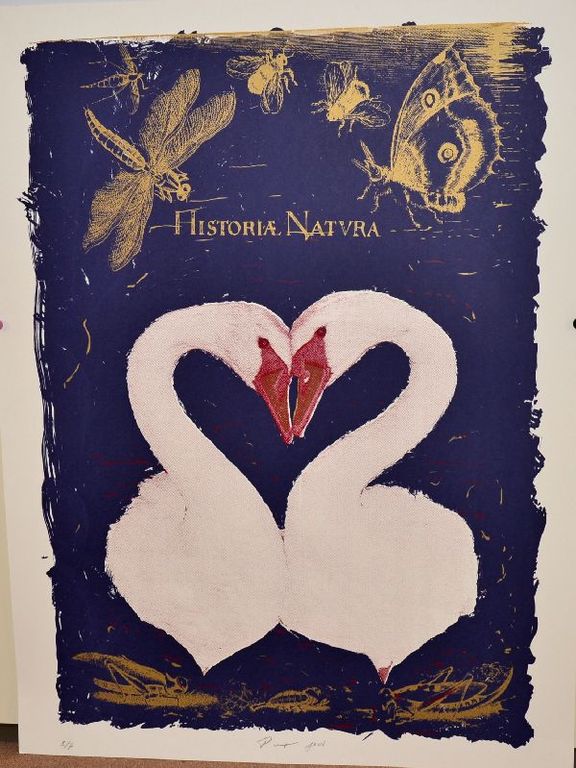 Pieter Alewijns: Zeefdruk. Historia Natura. Zeer groot kopen? Bied vanaf 100!