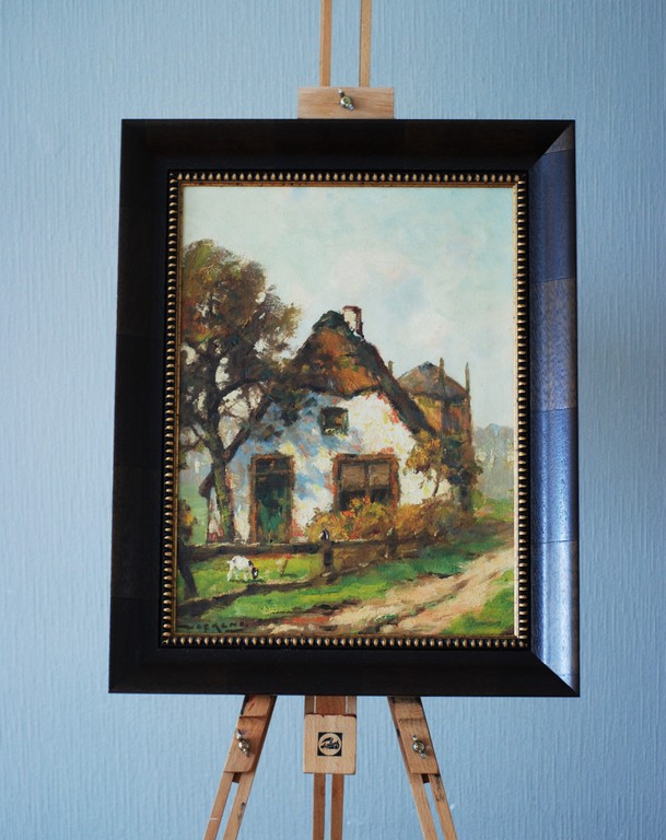 M.J.Nefkens (1866 - 1941) - Leerling van Hendrik Willem Mesdag. kopen? Bied vanaf 75!