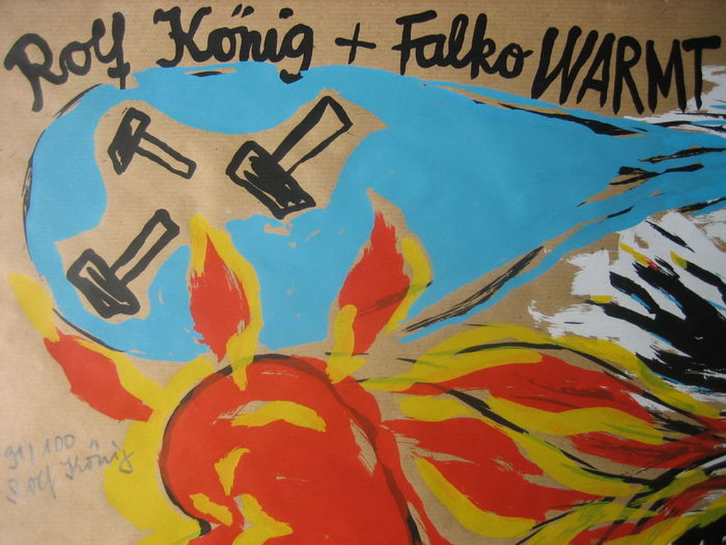 Falko Warmt & Rolf König - Komposition - Zeefdruk - 1989 kopen? Bied vanaf 1!