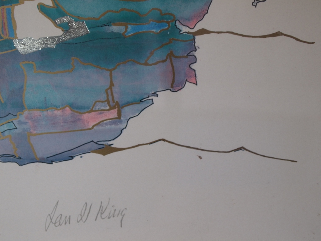 Ian Warwick King (1943), zeefdruk Storm uit 1990 kopen? Bied vanaf 1!