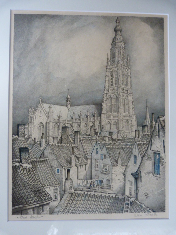Litho Jan Srube - Oud Breda kopen? Bied vanaf 1!