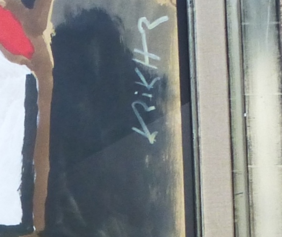 Herman Krikhaar, grote gouache: figuur en bloemen, 1988, handgesigneerd kopen? Bied vanaf 375!