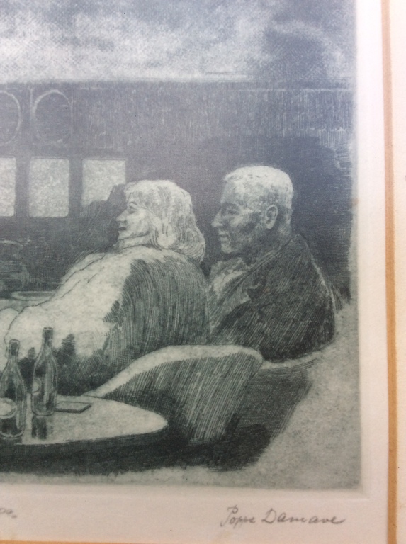 Poppe Damave 1921-1988 ets De nachtboot kopen? Bied vanaf 45!