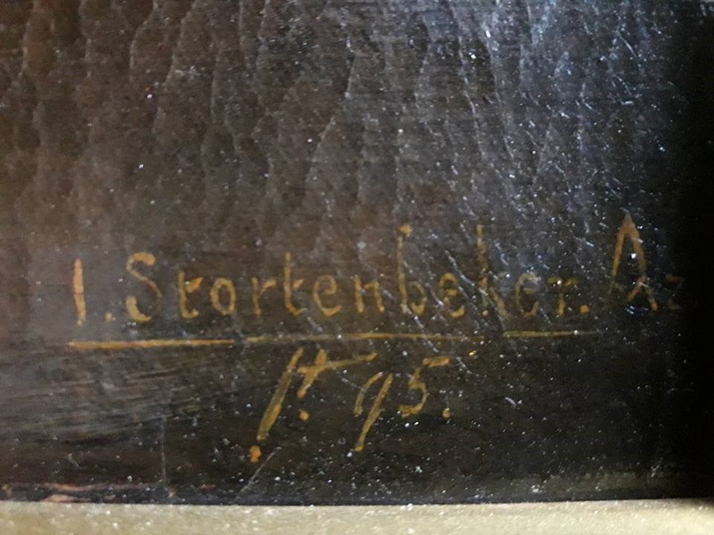 Zeldzaam, Izaak Stortenbeker,(1865 - 1895). Stilleven met witte rozen. kopen? Bied vanaf 175!