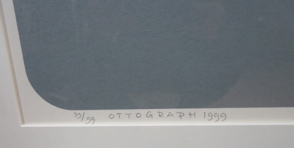 Ottograph: Zeefdruk, Alien Grijs -Ingelijst kopen? Bied vanaf 60!