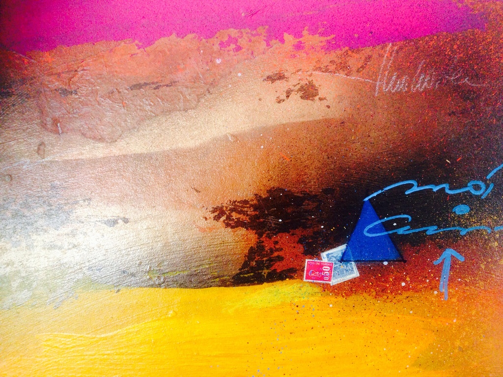 Theo koster, gemengde techniek, sunset kopen? Bied vanaf 1!