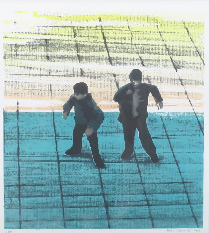 Koen Vermeule: Zeefdruk, Z.T. - Ingelijst kopen? Bied vanaf 60!