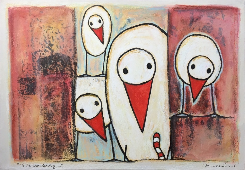 Hans Innemee schilderij 'To be wondering..' verkocht voor € 1045!