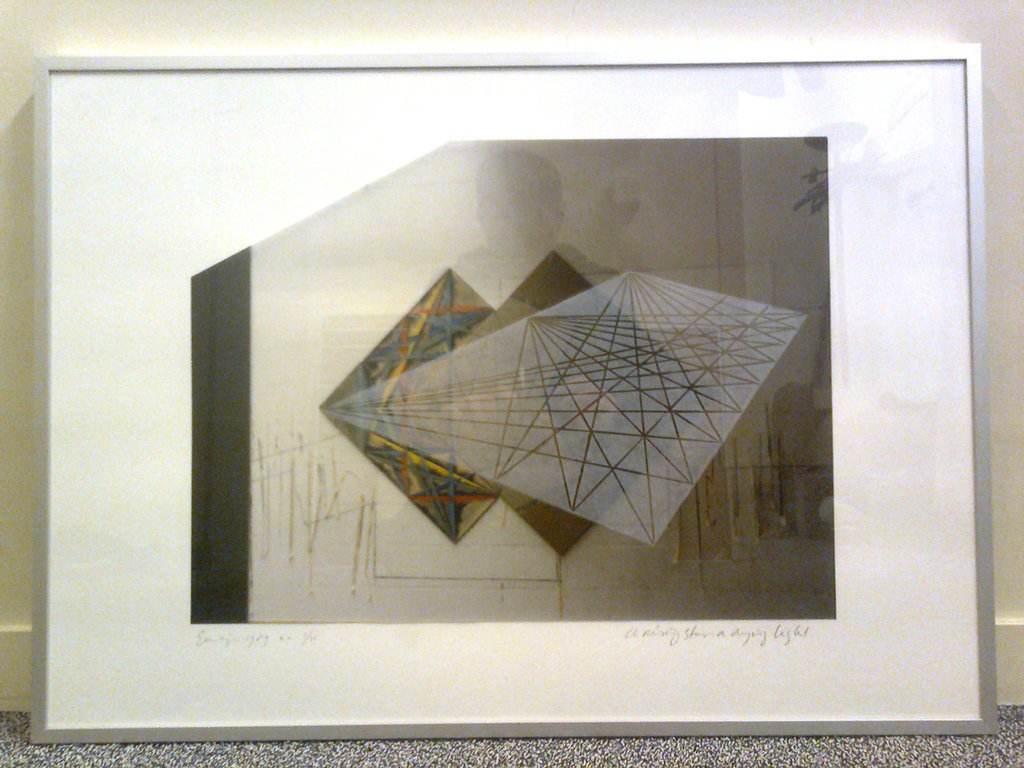 Gert Jan van Oostede, a rising star a dying light’ 1/25 hand gesigneerd 1989 verkocht voor € 110!