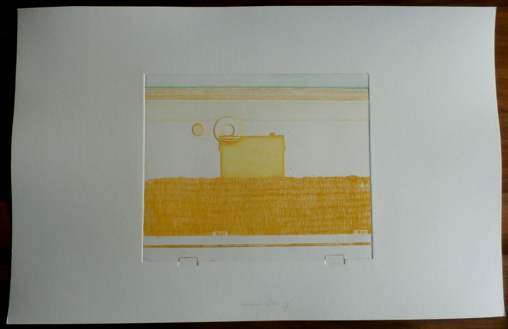 Eduard Flor - ets: huis 2 - 1971  kopen? Bied vanaf 50!