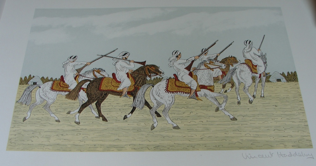 Originele cassette Vincent Haddelsey - 36 lithografieën - gesigneerd. kopen? Bied vanaf 200!