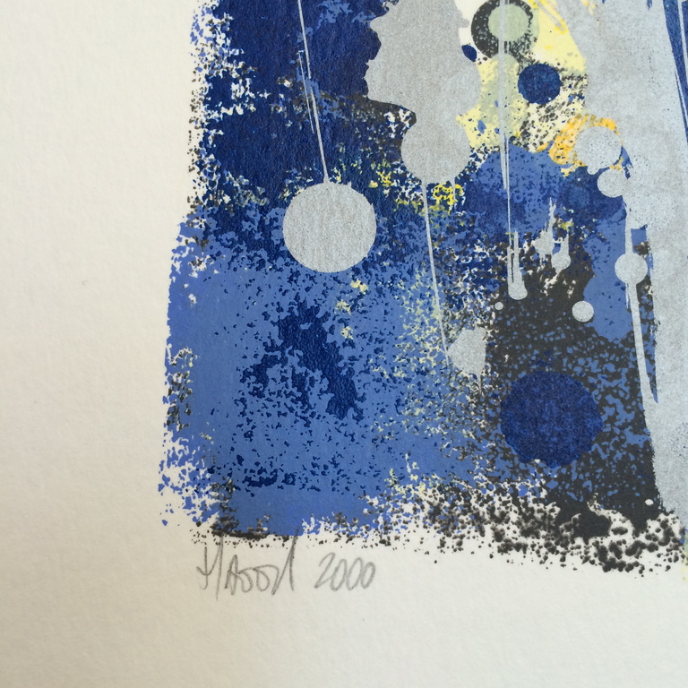 Ad van Hassel, zeefdruk , titel: " Gele Krokus " kopen? Bied vanaf 20!