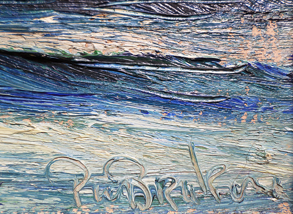 Peter van den Braken - Zee, olieverf op doek (ingelijst) kopen? Bied vanaf 220!