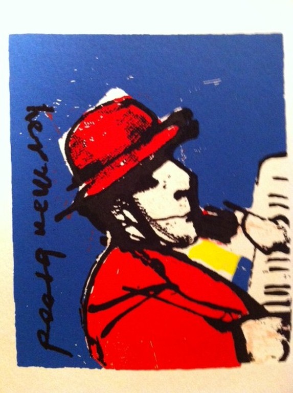 Herman Brood zeefdruk Piano man verkocht voor € 51!