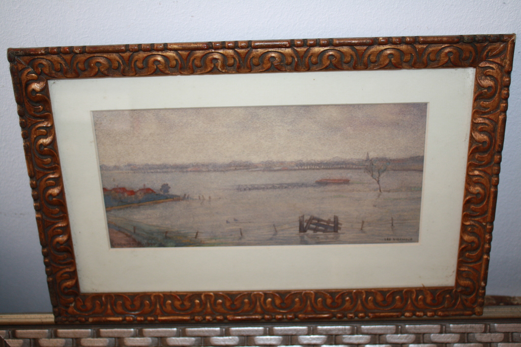 Leo Vierhout  - rivier bij pijnacker - schilder almelo kopen? Bied vanaf 30!