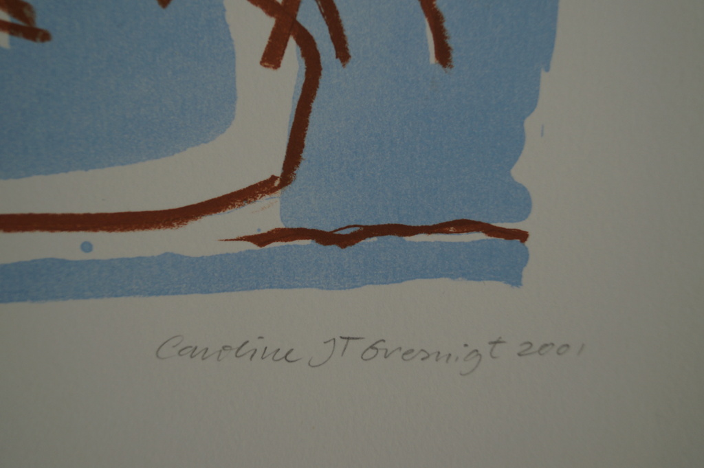 Caroline J.T. Gresnigt - gesigneerde litho - beperkte oplage - 2001 kopen? Bied vanaf 1!