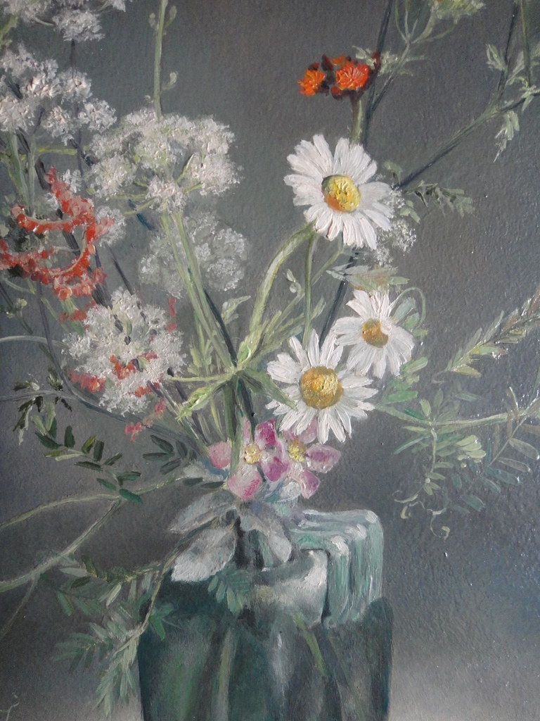 Jan Duyvetter, olieverf op board, gemengd voorjaarsboeket kopen? Bied vanaf 50!