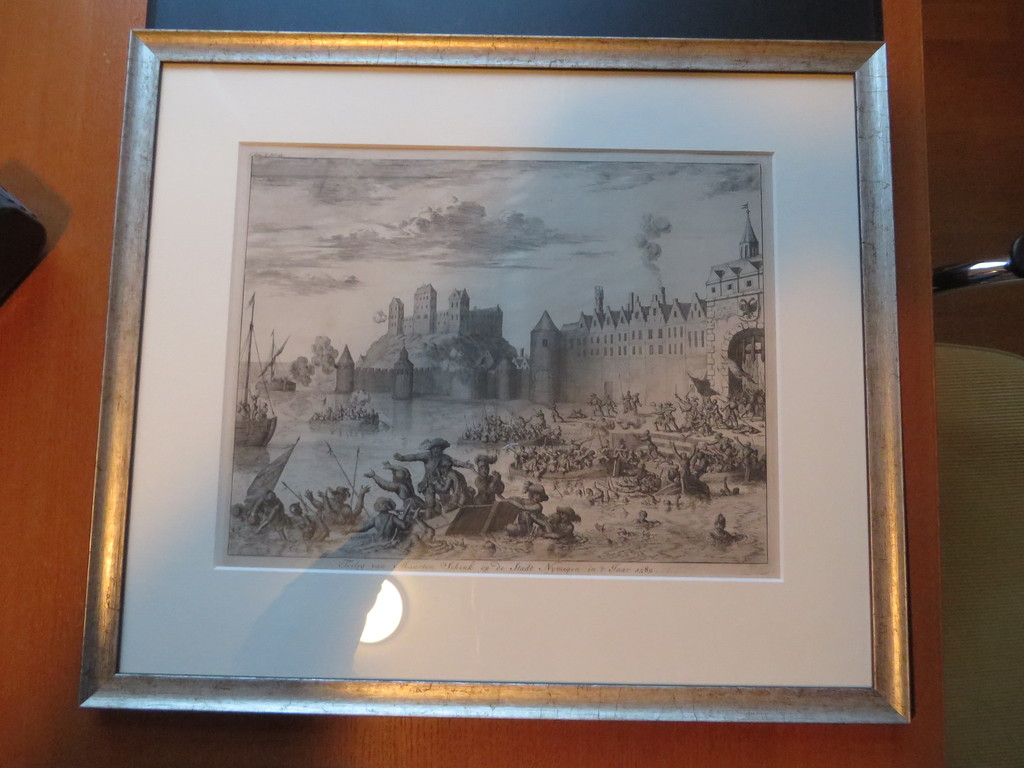 Jan Luyken, ets, "de toeleg van Maarten Schenck op de stadt Nijmegen in't jaar " kopen? Bied vanaf 60!