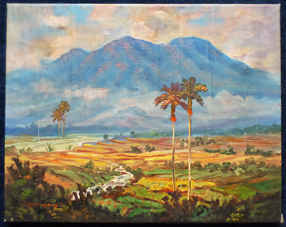 Pelukis Djuprijany - Gunung Salak, olieverf op doek kopen? Bied vanaf 1!