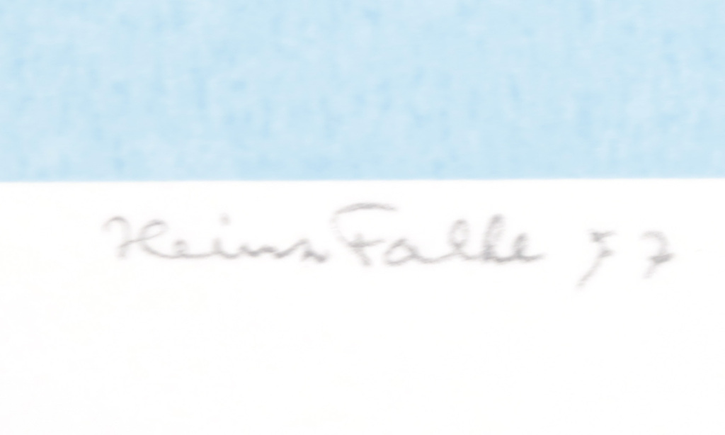 Heinz Falke: Zeefdruk, Wasknijper  kopen? Bied vanaf 20!