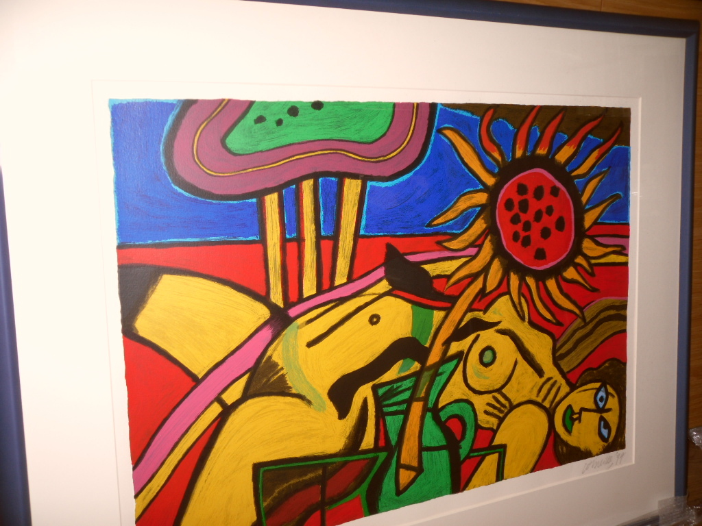 Corneille litho E.A. 1997 groot kopen? Bied vanaf 295!