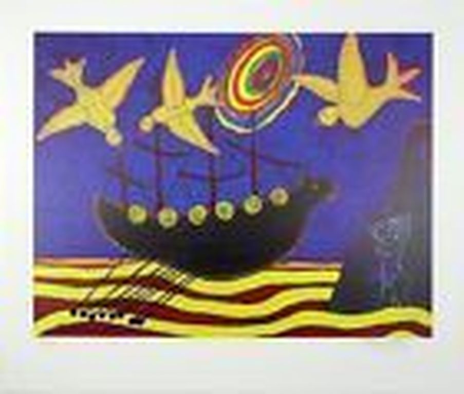 Benno Arzt - Vikings - Zeefdruk - Handgesigneerd - Oplage: 500 kopen? Bied vanaf 1!