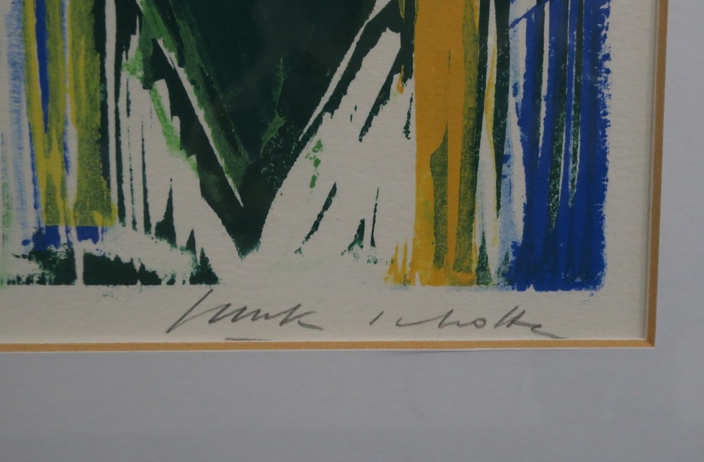 Luuk Scholten: Houtsnede, Augustus - Ingelijst kopen? Bied vanaf 40!