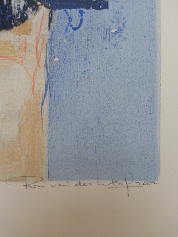 Ron van der Werf, zeefdruk op papier, titel:" Prelude I" kopen? Bied vanaf 40!