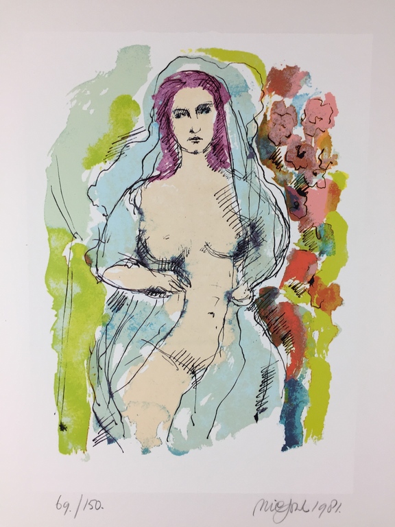 Nic Jonk, zeefdruk, 1981 kopen? Bied vanaf 89!