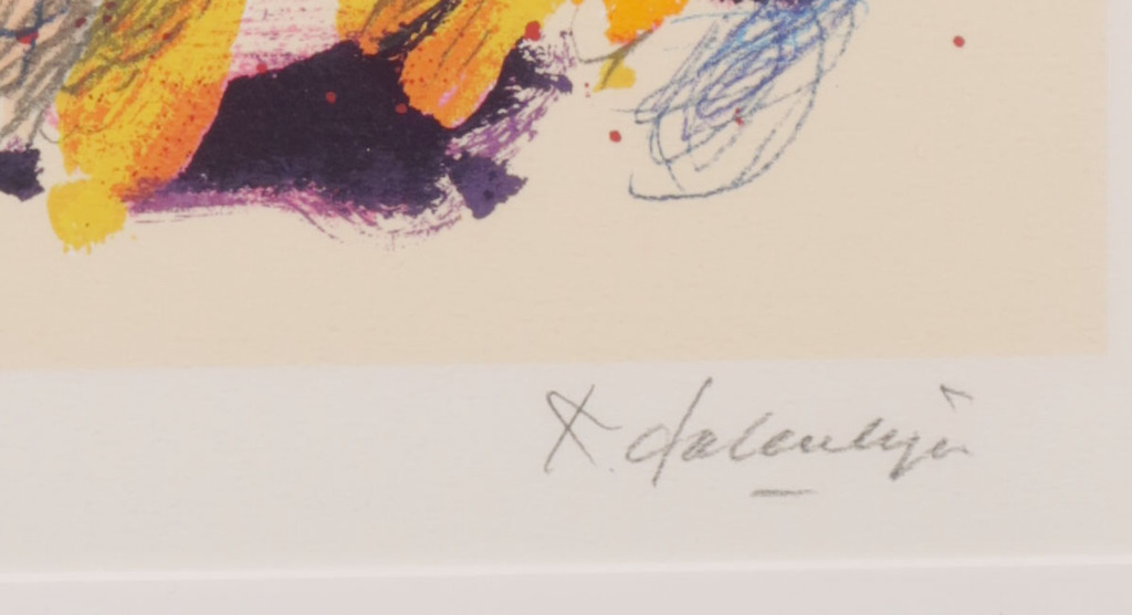 Kees Salentijn: Zeefdruk, Vestidos I - Ingelijst kopen? Bied vanaf 35!