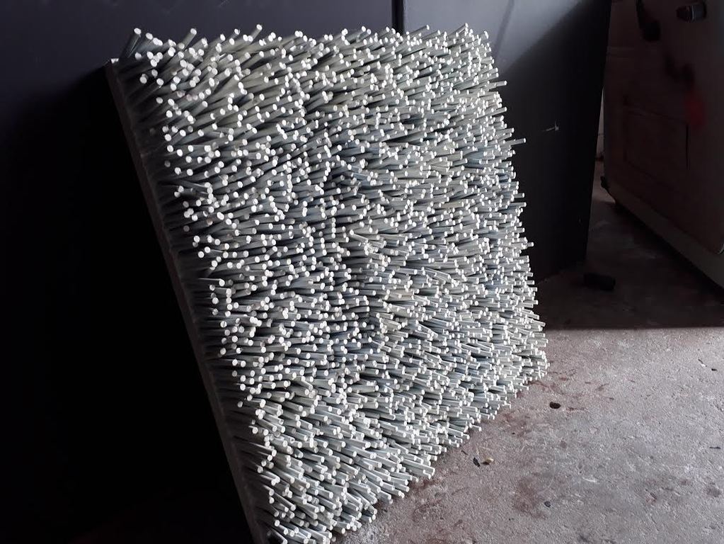 Back to Zero 35    Hout op houten paneel   Erwin Stientra verkocht voor € 250!