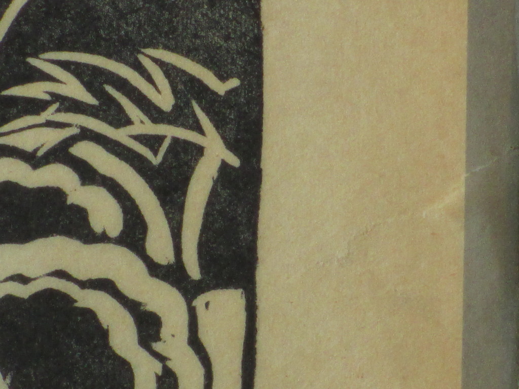 Henri van der Stok, Faun en Merel, Houtsnede kopen? Bied vanaf 35!