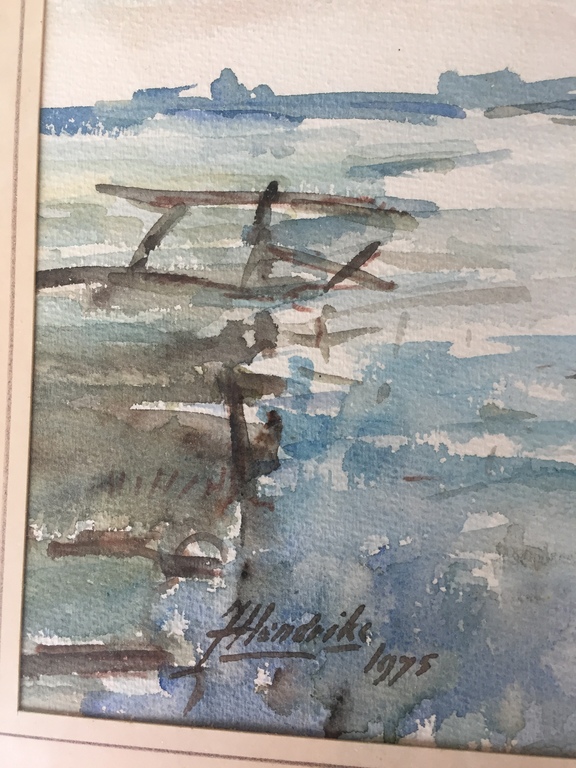 Jan Hendriks aquarel  kopen? Bied vanaf 35!