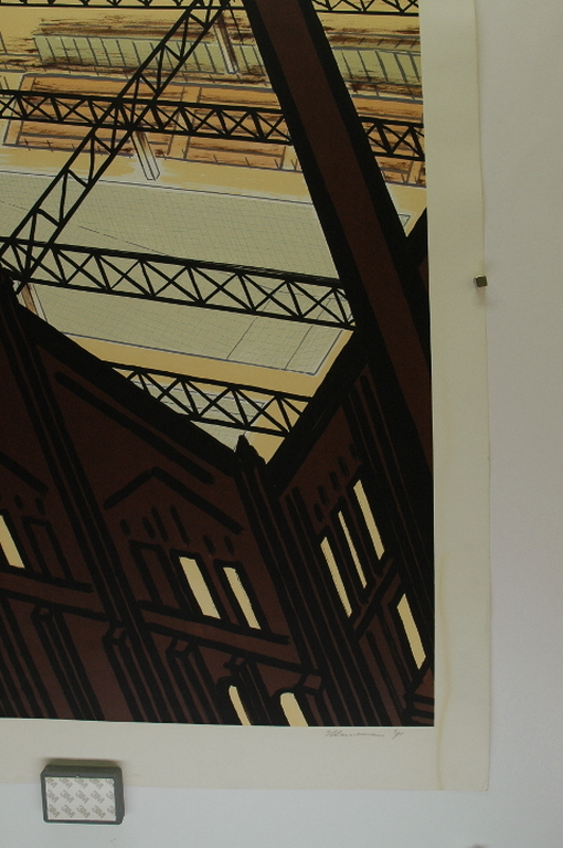 Jeroen Henneman: Pool_Sportfondsenbad Oost - zeefdruk, 1991 kopen? Bied vanaf 112!