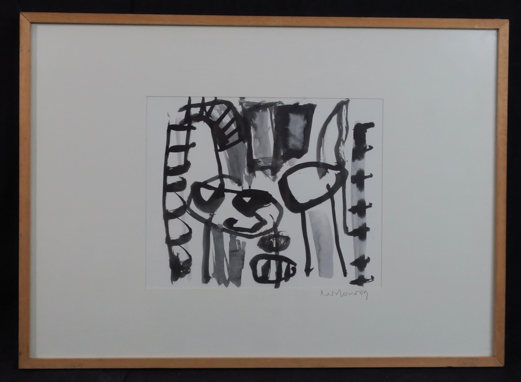 Onbekend gesigneerd: Aquarel, Z.T. - Ingelijst kopen? Bied vanaf 1!