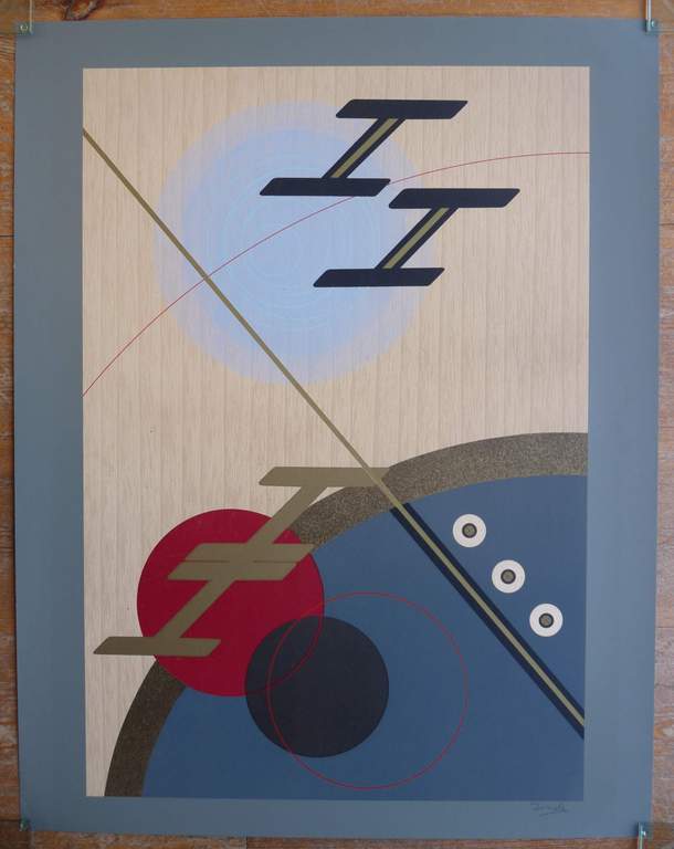 Cesar Domela: Zeefdruk, Z.T kopen? Bied vanaf 99!