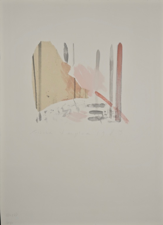 Ruscha Langelaan: Gemengde techniek, Zonder titel kopen? Bied vanaf 1!