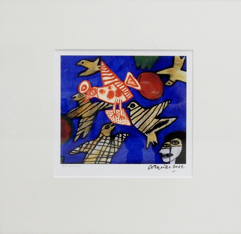 Corneille (1922-2010) - Gesigneerde litho - oplage 30 ex. - 2002 kopen? Bied vanaf 220!